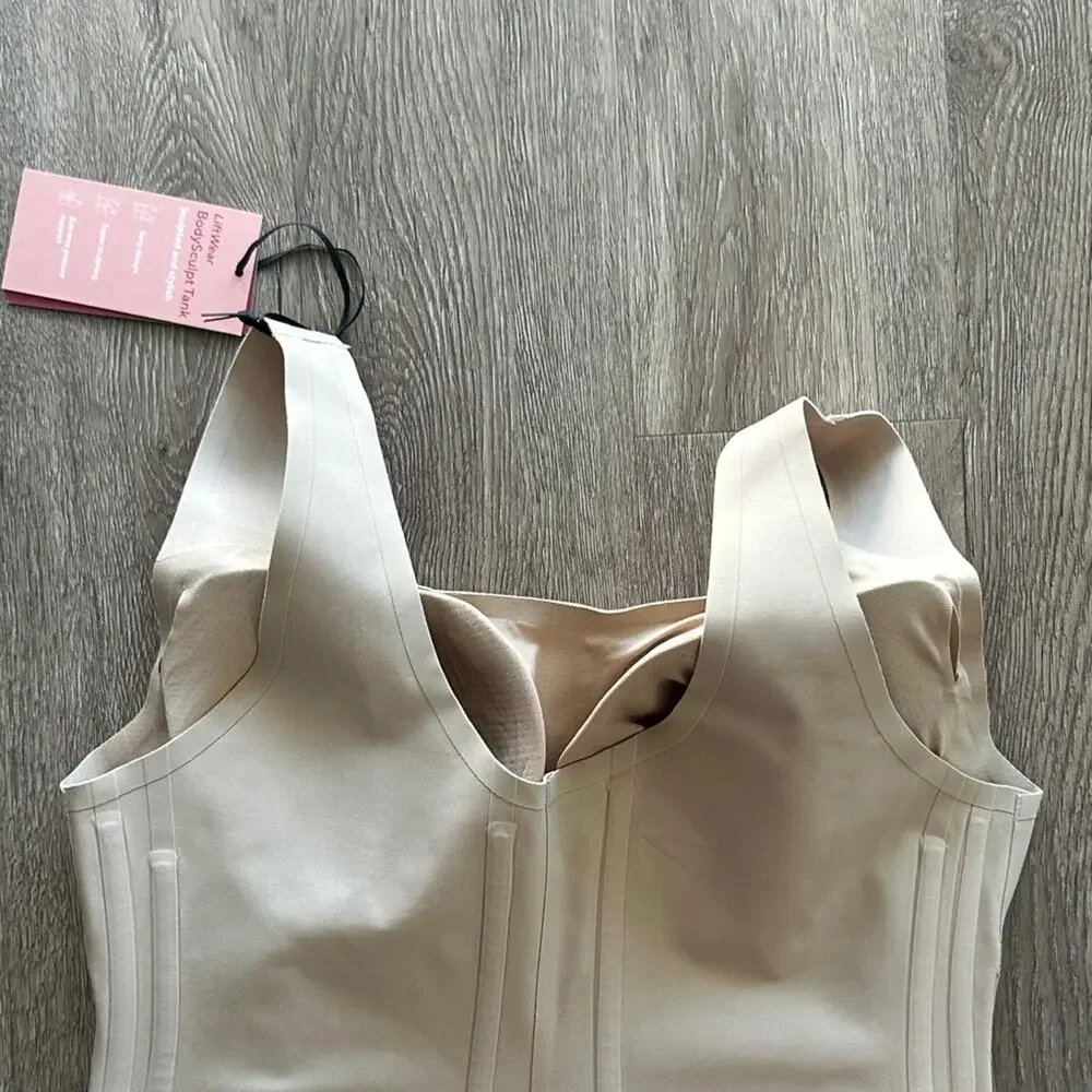 NWT‎ Honeylove Liftwear BodySculpt Tank Top Beige Size XXL Shapewear